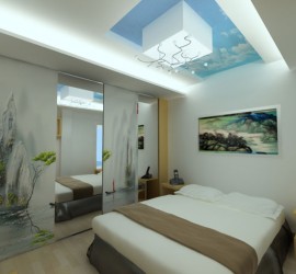 Diseño de de habitación y su mobiliario a medida